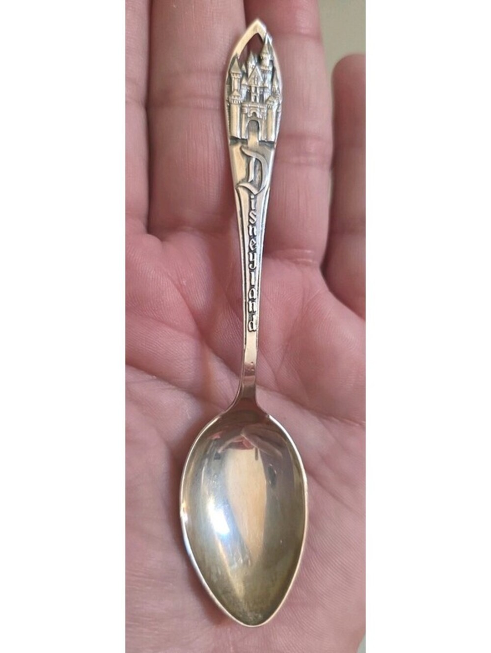 Vintage Disney Sterling Silver Disneyland Sleeping Beauty Castle Souvenir Spoon